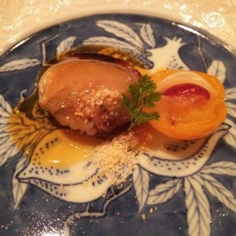 小豆あんを挟んだ豚肉のもち米蒸し(中国菜飄香 麻布十番本店)