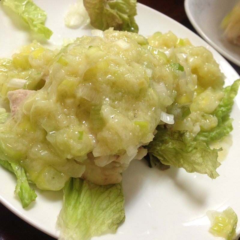 蒸し鶏(餃子屋 満園 三宮店（2号店）)