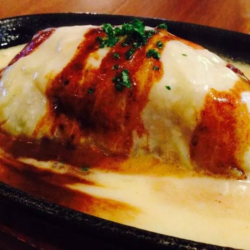 ホワイトチーズのロールキャベツ(りべるた食堂 )