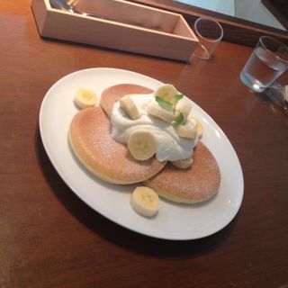 完熟バナナとホイップクリームのパンケーキ(Pancake Ristorante (パンケーキリストランテ))