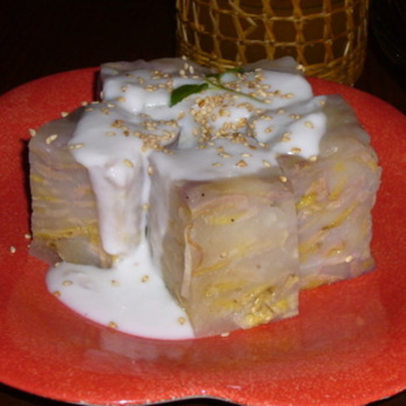 バナナプリン・ココナッツミルクかけ(ヴェトナムアリス新宿店)