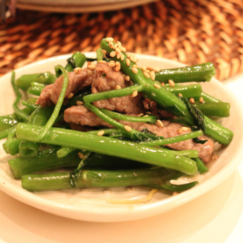 空芯菜炒め(ヴェトナムアリス新宿店)