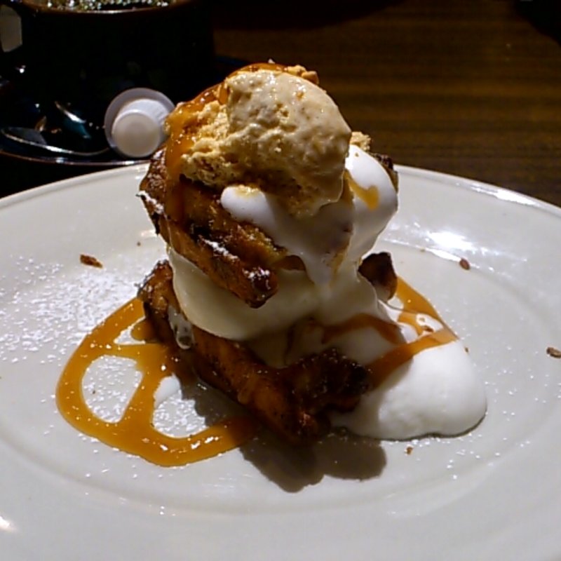 ピーナッツホイップ＆塩ミルクジェラート　キャラメルソース(カフェ バイ ザ シー （CAFE By the Sea）)