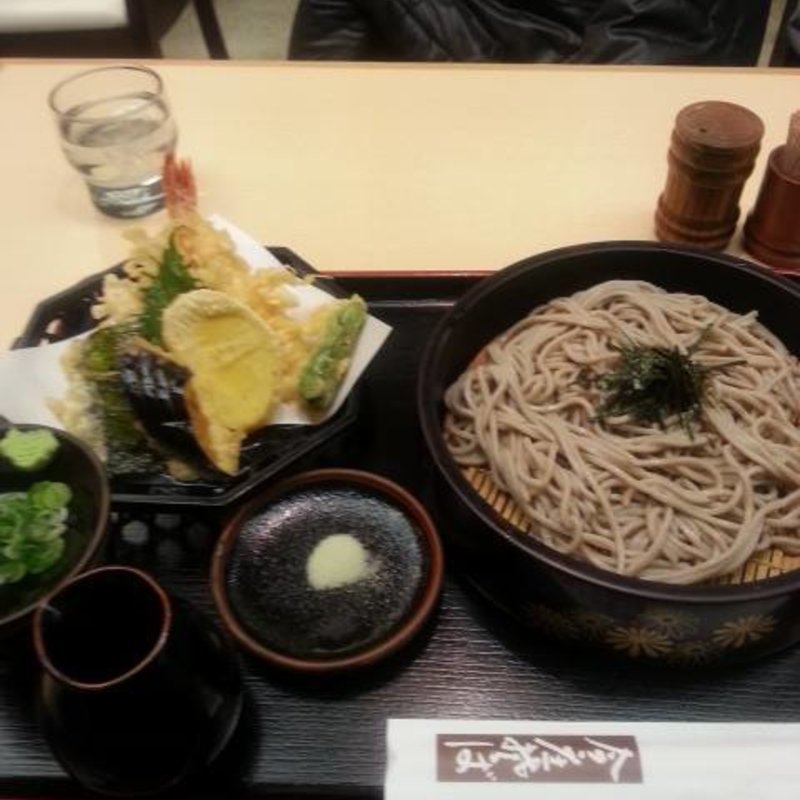 天ざるそば定食(今庄そば)