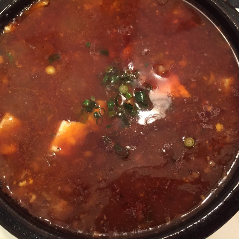 石焼き麻婆豆腐(南国酒家 原宿本店)