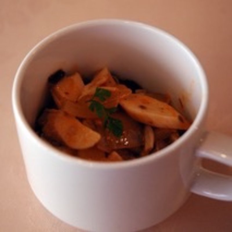 キノコのマリネ(パリのワイン食堂)