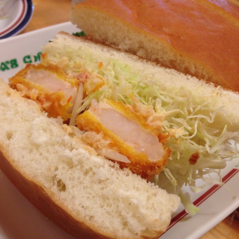 エビカツサンド(コメダ珈琲店 町田鶴川店)