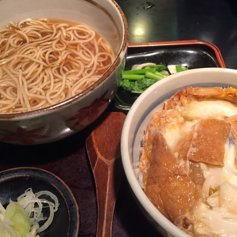 キツネどんセット(和風そば 梓 （あずさ）)