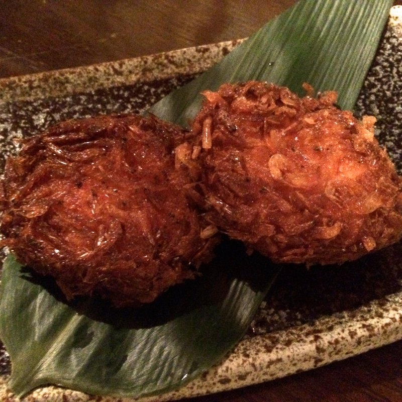 小海老たっぷりさつま揚げ(焼肉 たれ山 高田馬場)