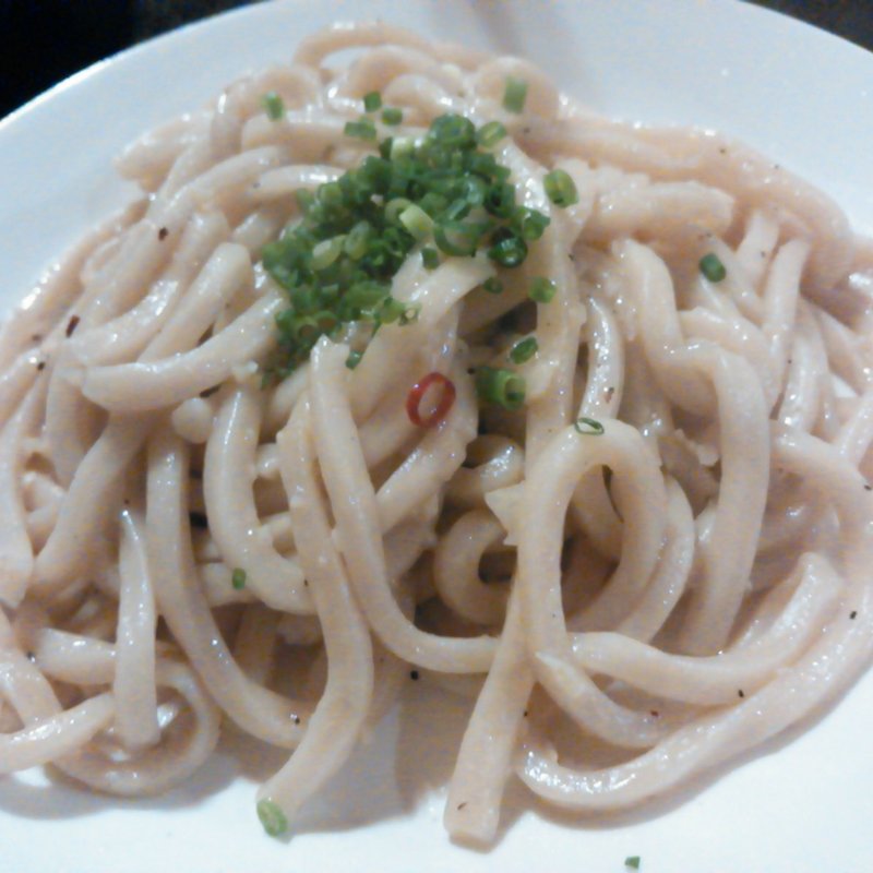 うどんペペロンチーノ(水穂)