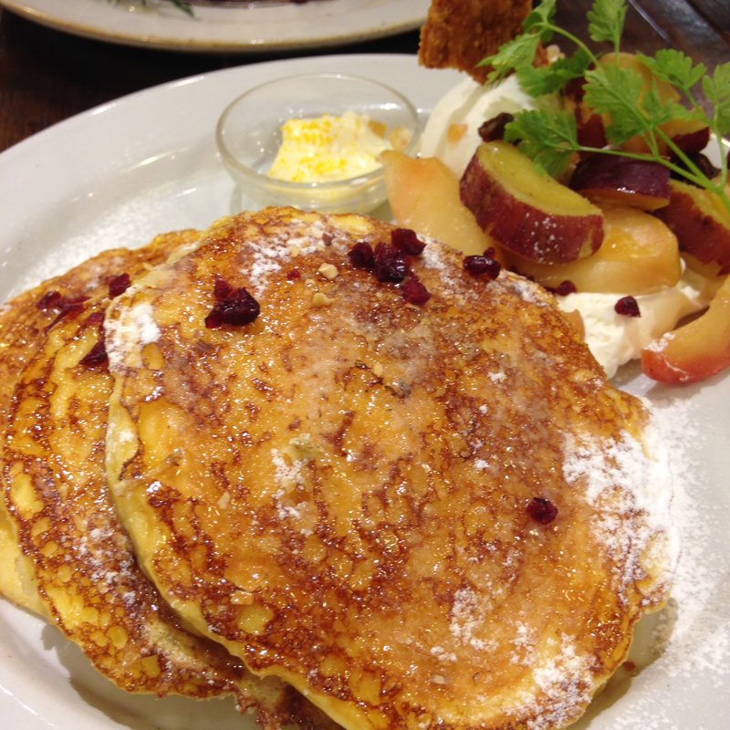 さつまいもと林檎のフレンチパンケーキ(j.s.pancake cafe 吉祥寺パルコ店)