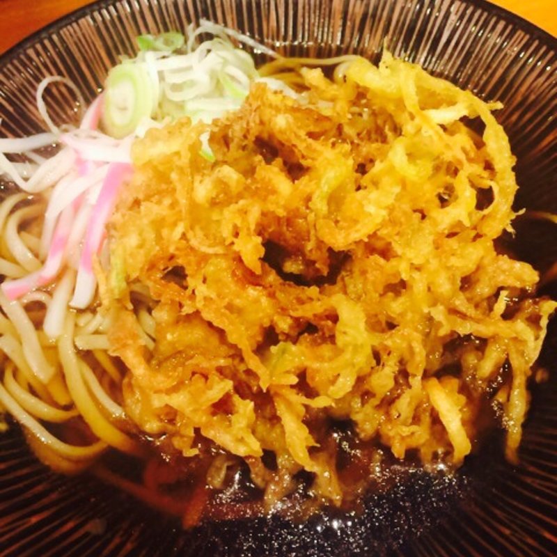 名物あじねぎ天蕎麦(十割蕎麦嵯峨谷 渋谷東急本店前店)