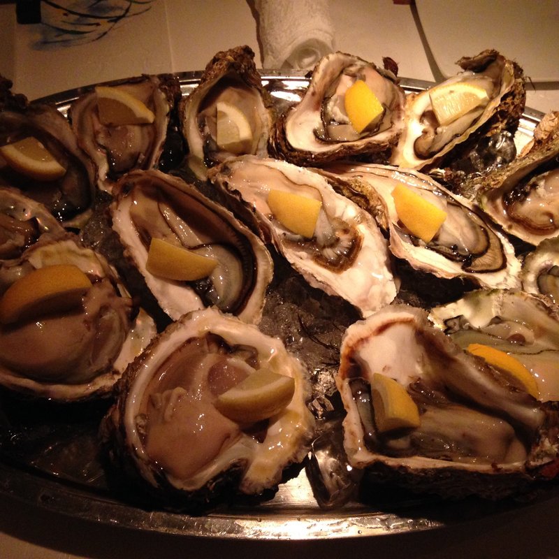 牡蛎3種盛り合わせ(銀座 楸(ひさぎ))