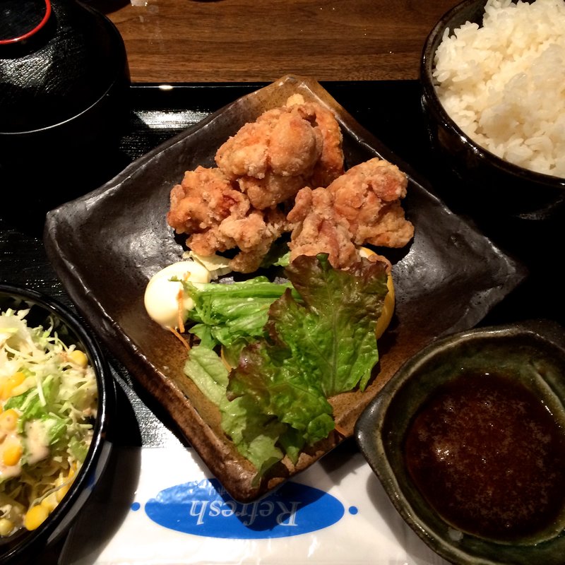 唐揚げ定食(九州桜 )