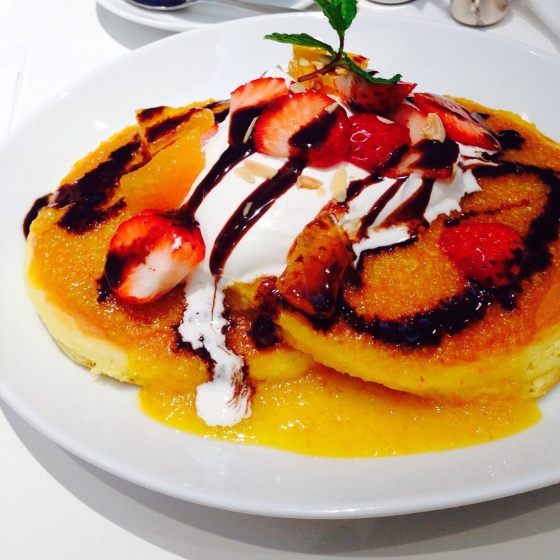 シトラスショコラホットケーキ(渋谷 西村フルーツパーラー 町田店)