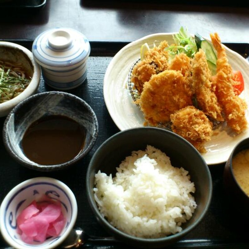 ミックスフライ御膳(快飛 茅ヶ崎ラスカ店)