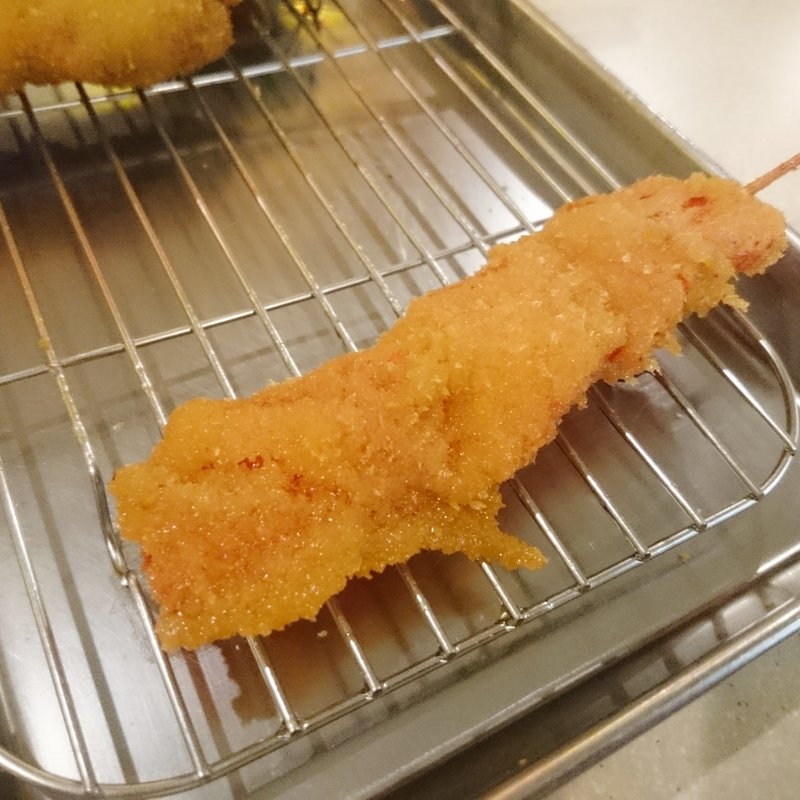 大阪名物紅ショウガ(串カツ田中 川崎店)