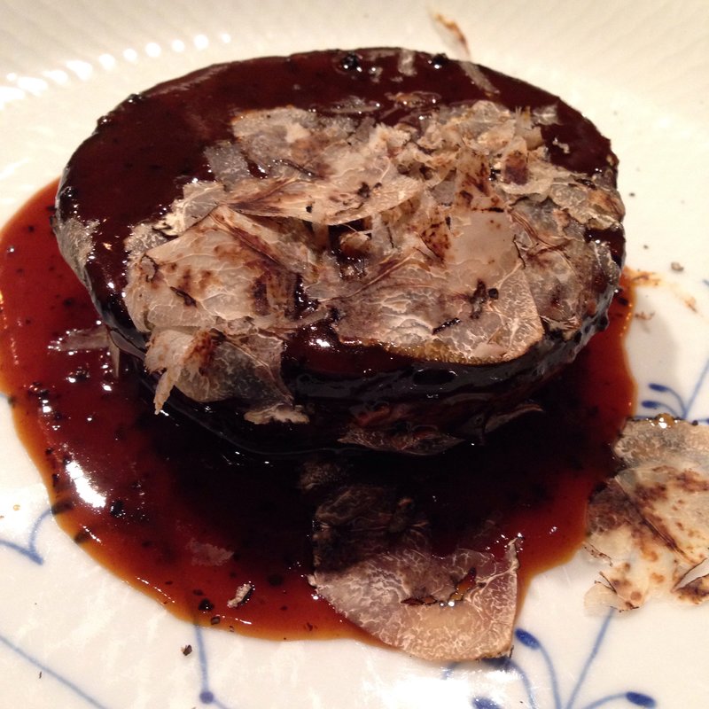 賀茂茄子のステーキ(横浜うかい亭)