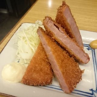 厚切りハムカツ(三船　人形町店)