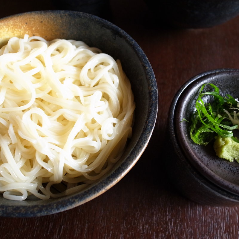 秋田：稲庭うどん（冷）(うどんミュージアム)