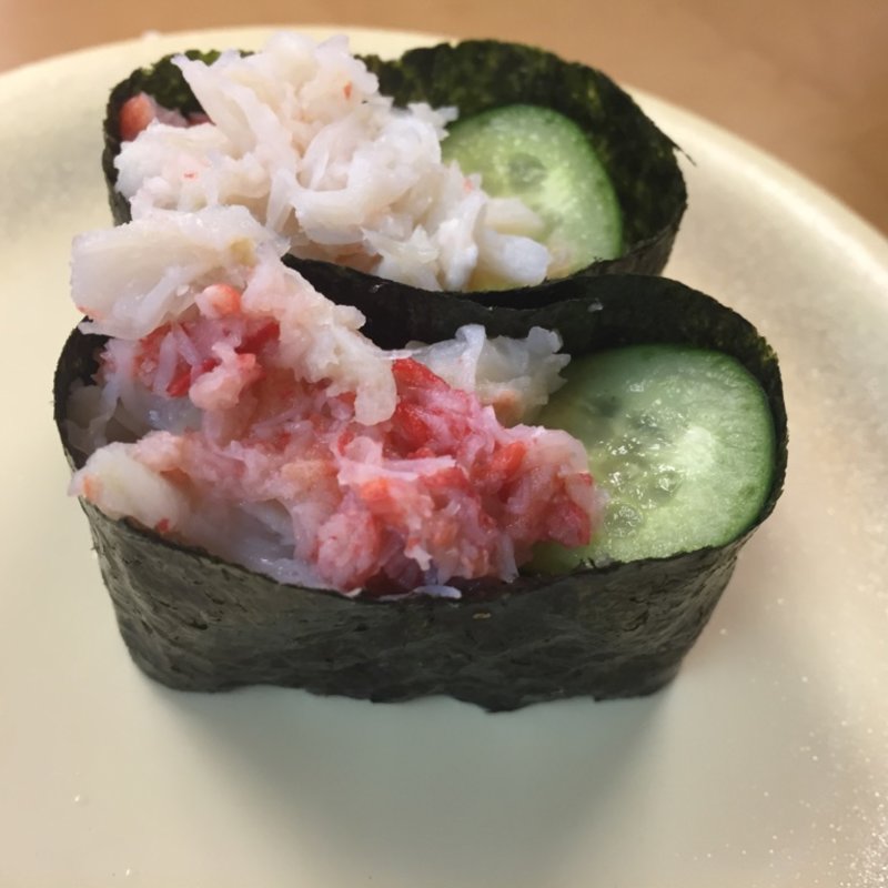 かに軍艦(漁場直送回転寿司ぶっちぎり！！！ （ぎょじょうちょくそうかいてんずしぶっちぎり！！！）)