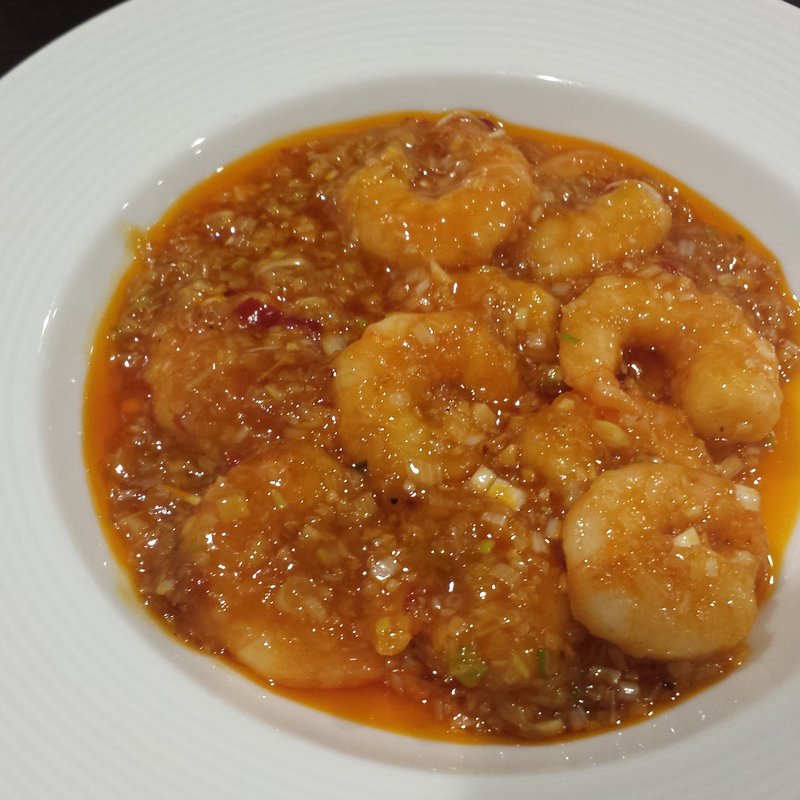 ぷりぷり小海老チリソース(松の樹)