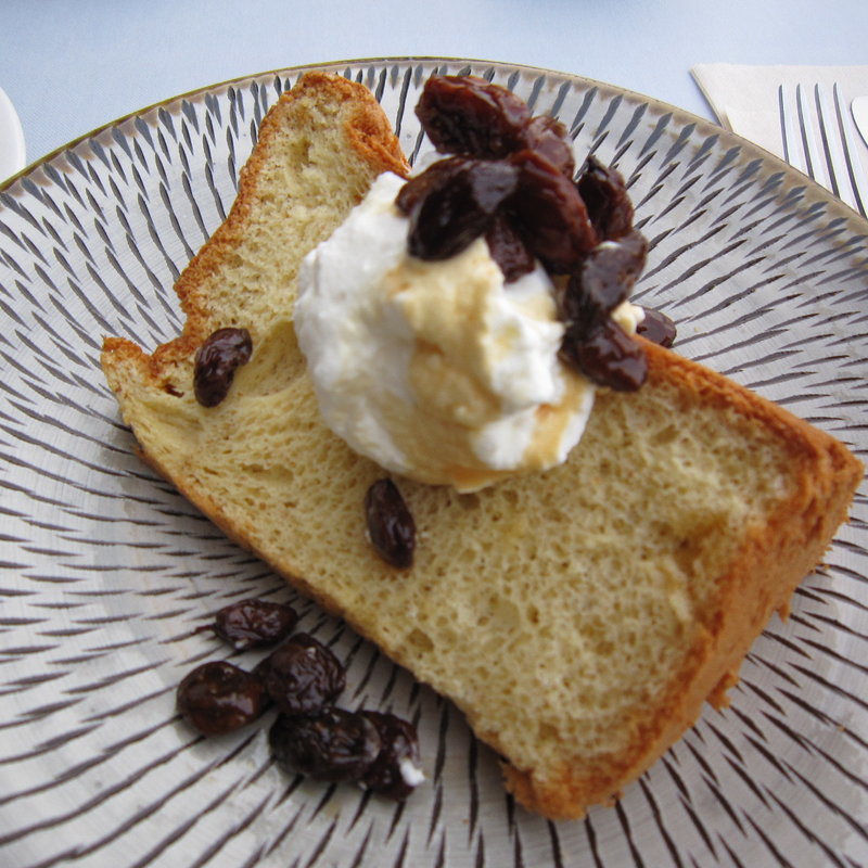 全粒粉ときび砂糖のシフォンケーキ(珈琲 さんぽ )