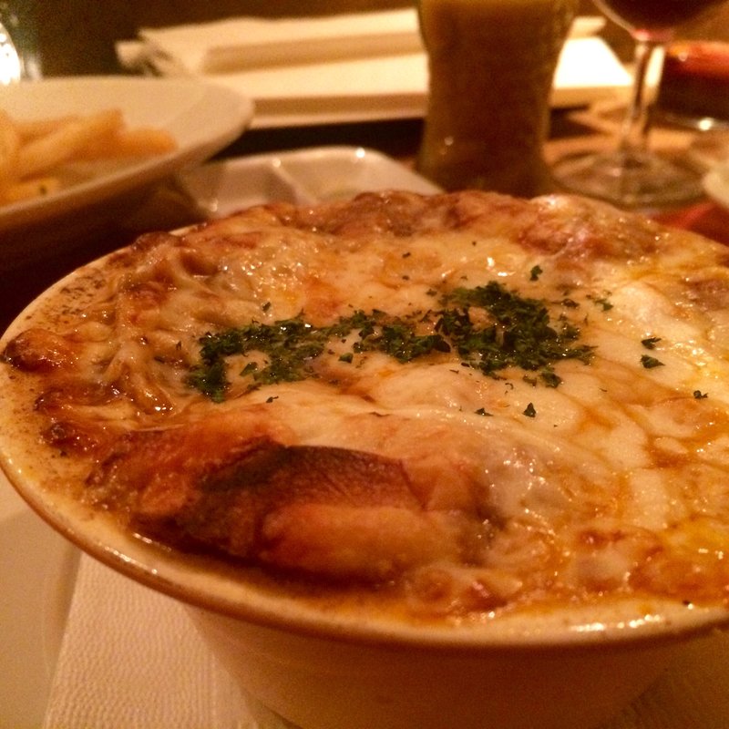 オニオングラタンスープ(イルキャンティ代々木公園)