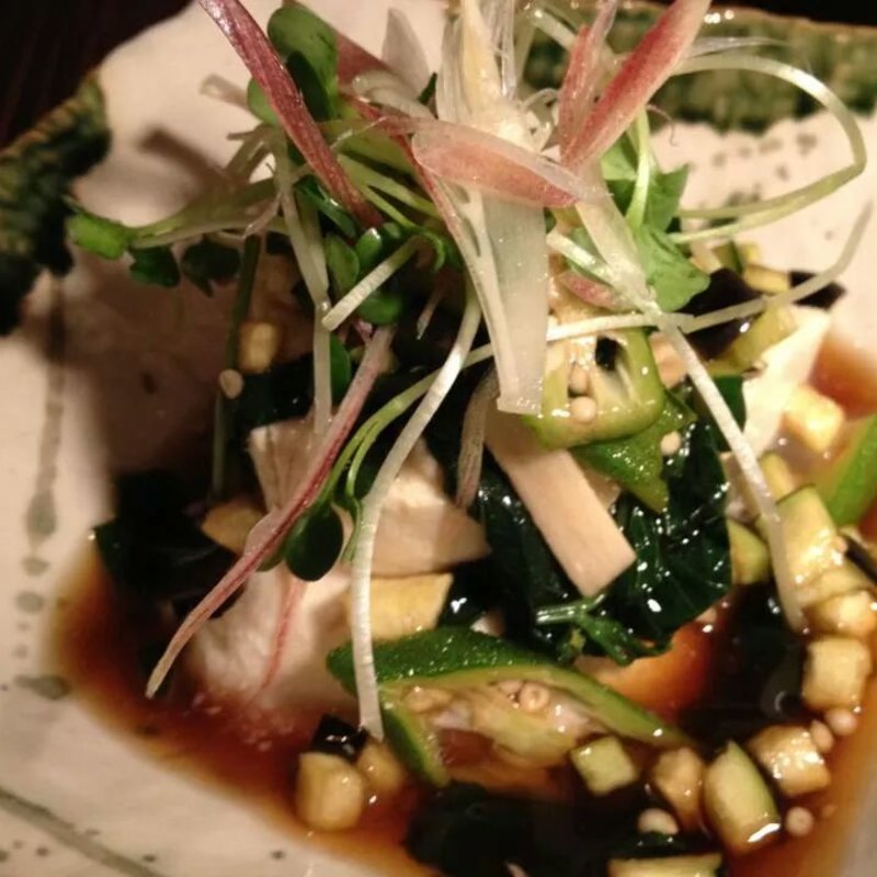 野菜のだし冷奴(すず)