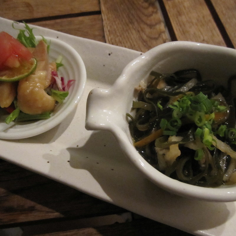 ジーマーミー豆腐ともずく(沖縄粟国島料理 あぐぅーん たまプラーザ店)