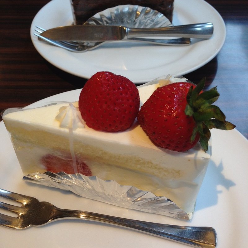 苺のショートケーキ(パウンドハウス 心斎橋店)