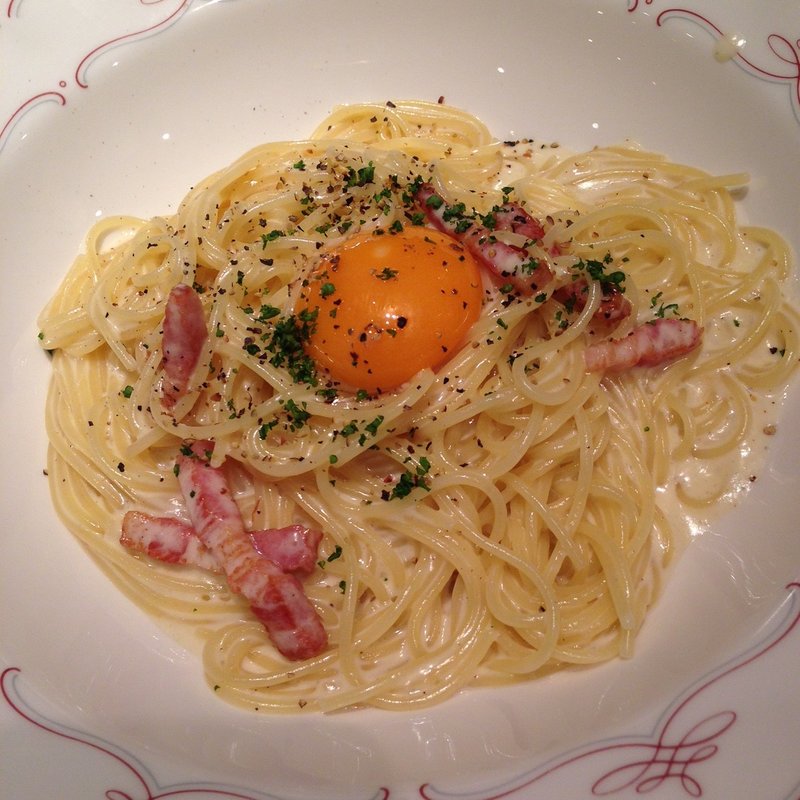 厚切りベーコンのカルボナーラ(アワーズキッチン （ours kitchen）)
