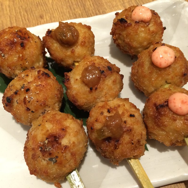 つくね（黒胡椒、ねぎ味噌、明太マヨ）(鶏匠庵 ルミネ池袋店)