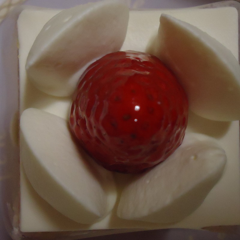 美山産有精卵の苺ショート(マールブランシュ 北山本店 )