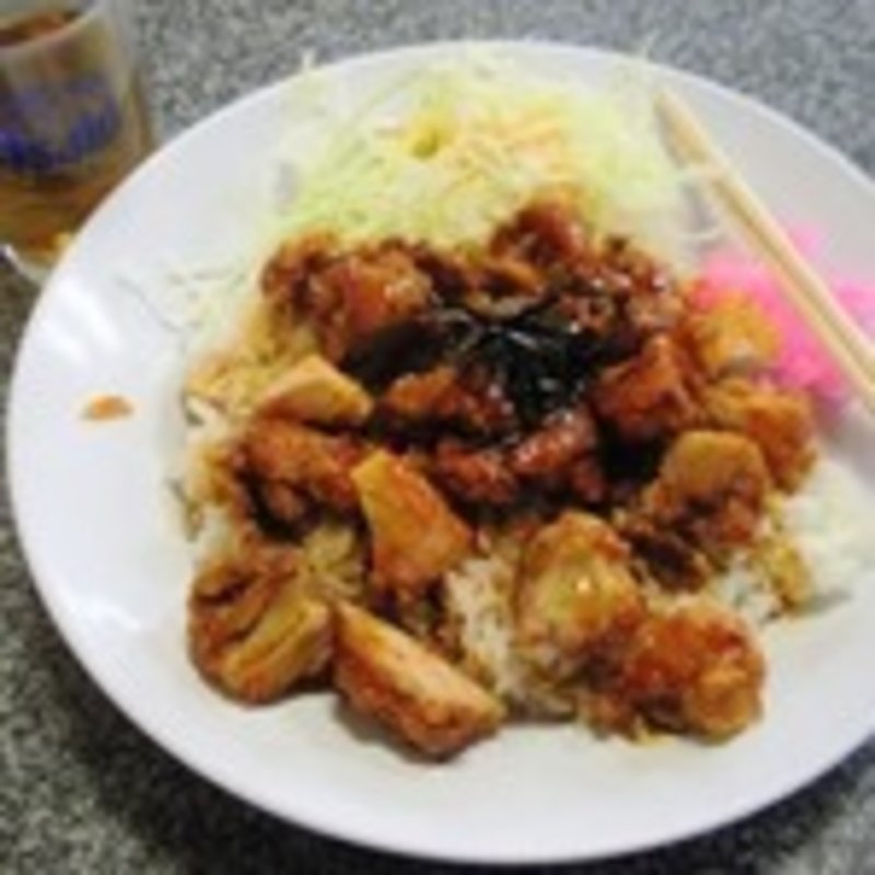 唐揚げ丼(朝昼晩)