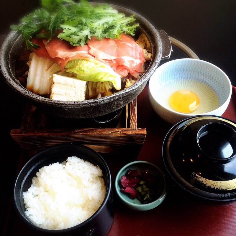 平日ランチ限定　すき焼き定食(つきじ植むら 新宿センタービル店)
