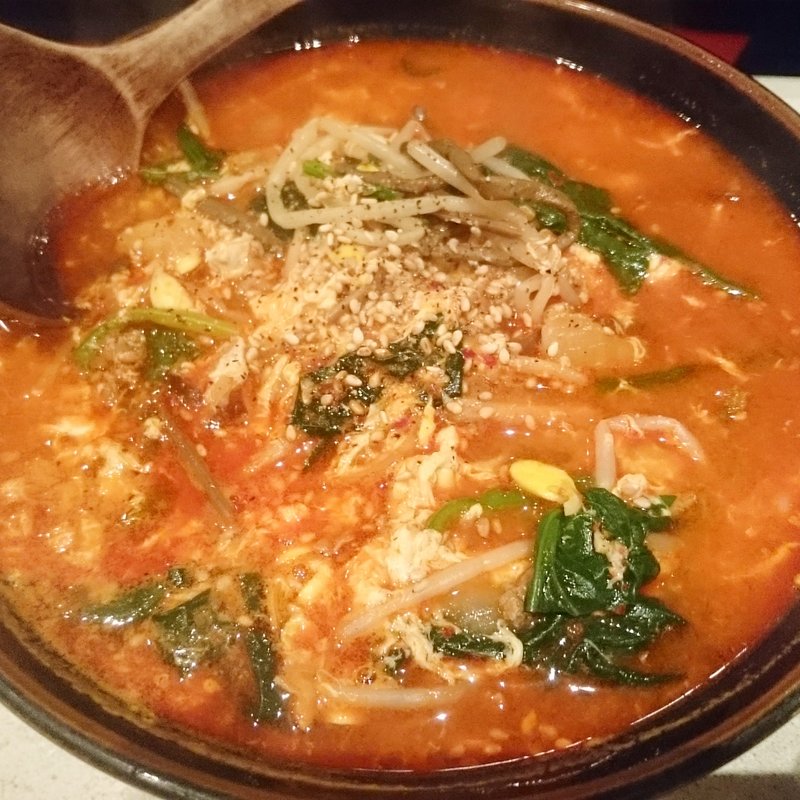 ユッケジャン麺(焼肉 やまだ)