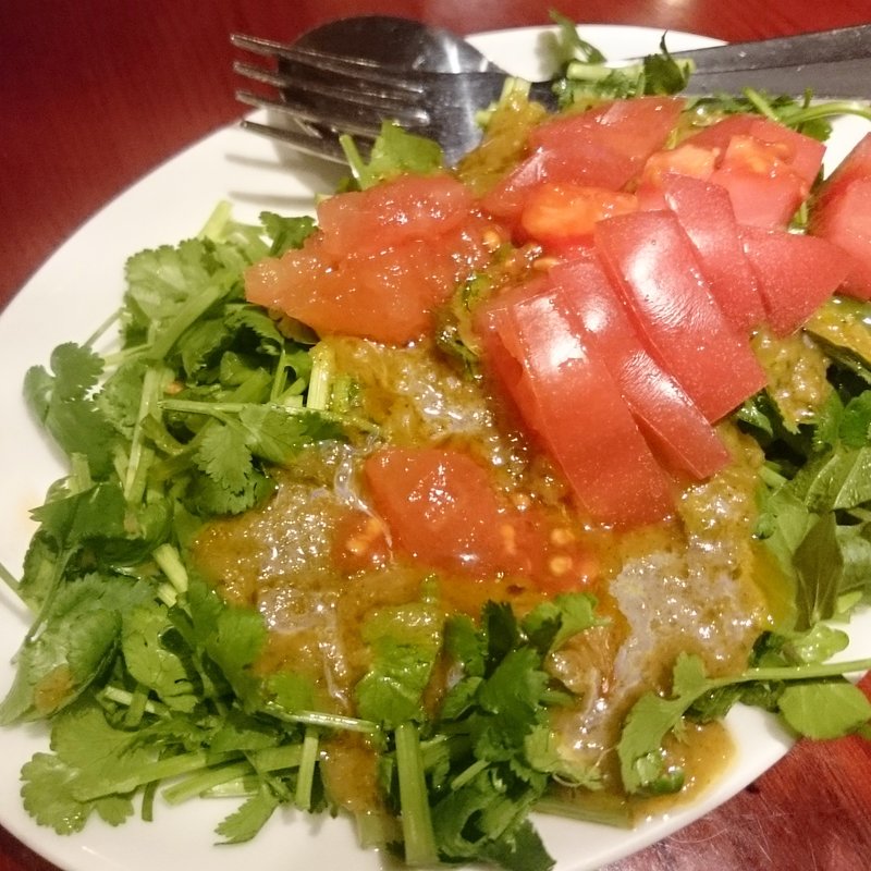 シャンツァイのサラダ(XI'AN 銀座店 （シーアン）)