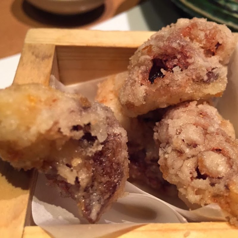 明石蛸の唐揚げ.(淡路島と喰らえ 三軒茶屋店 )