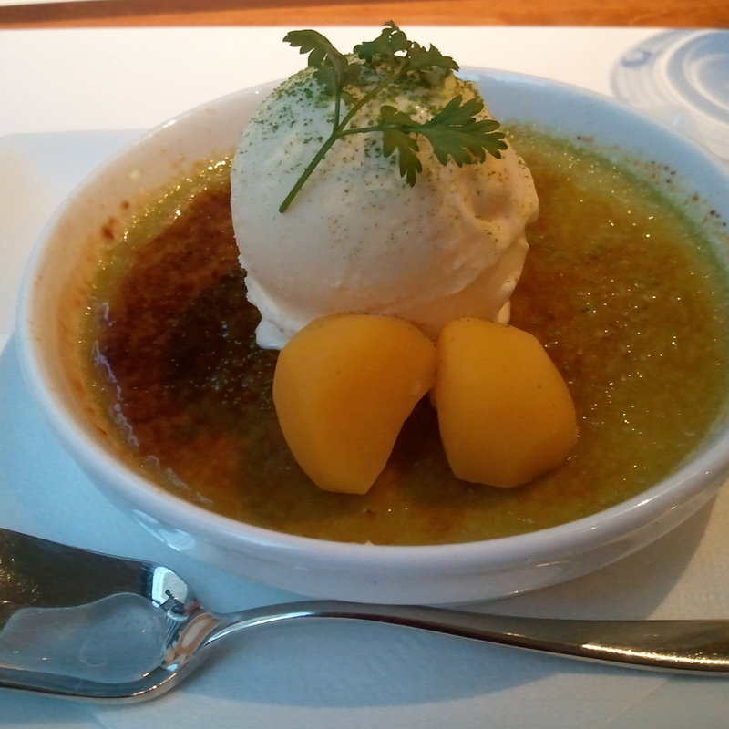 抹茶ブリュレ(よーじやカフェ　三条店)