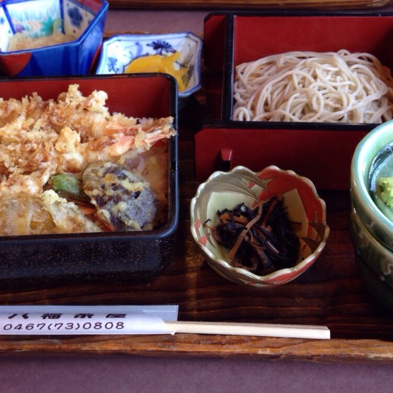 天重セット(そば処 八福茶屋 )