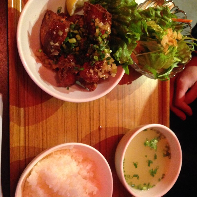 油淋鶏定食(点心屋台 餃包 六本木店 （ギョーパオ）)