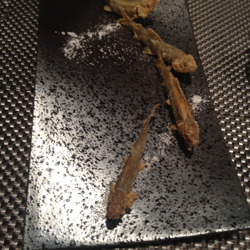 稚鮎のフリット（ディナー）(バカール)