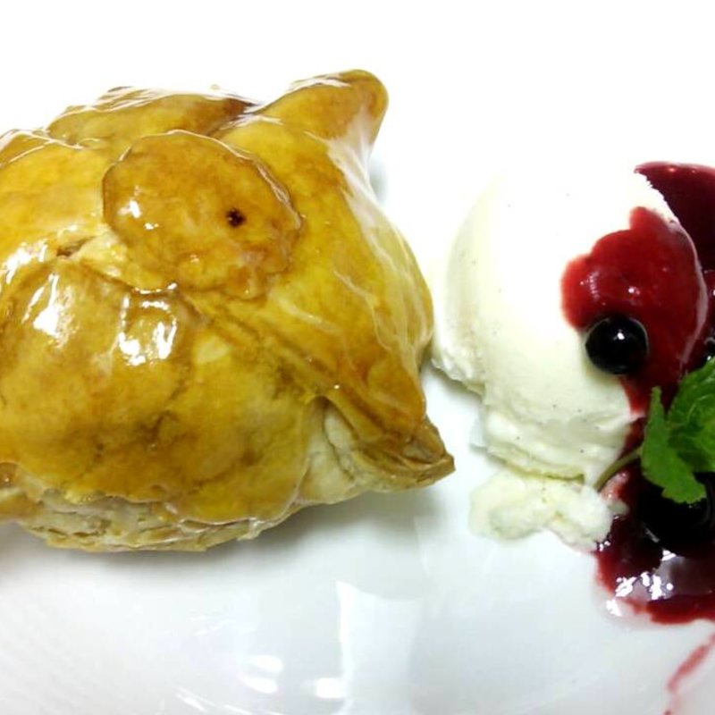 アップルパイセット(中国料理 「王朝」 ヒルトン大阪 （オウチョウ）)