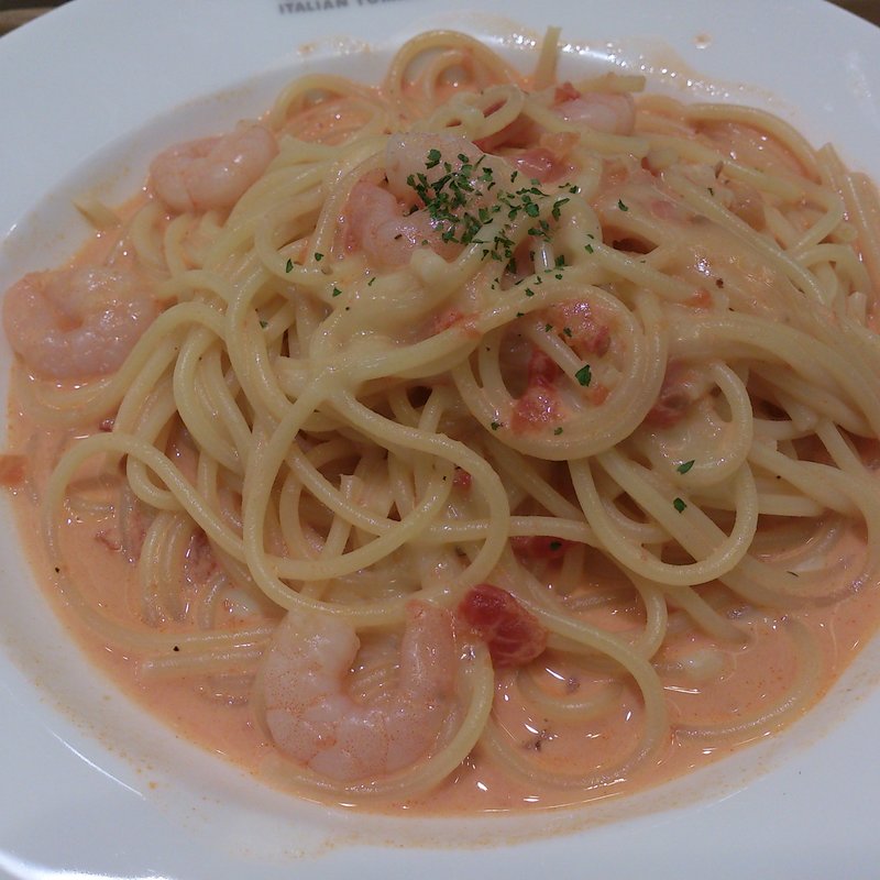 モッツァレラチーズのトマトクリーム(イタリアン・トマト CafeJr. 池袋サンシャインアルタ店)