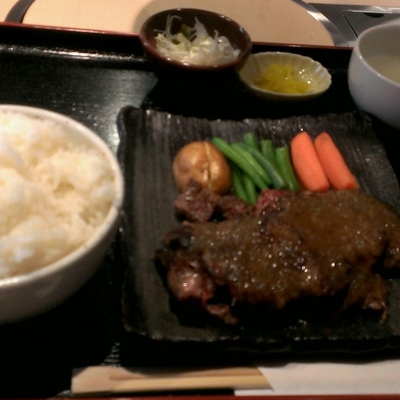 ステーキランチ(やきにく番長 河内花園店)