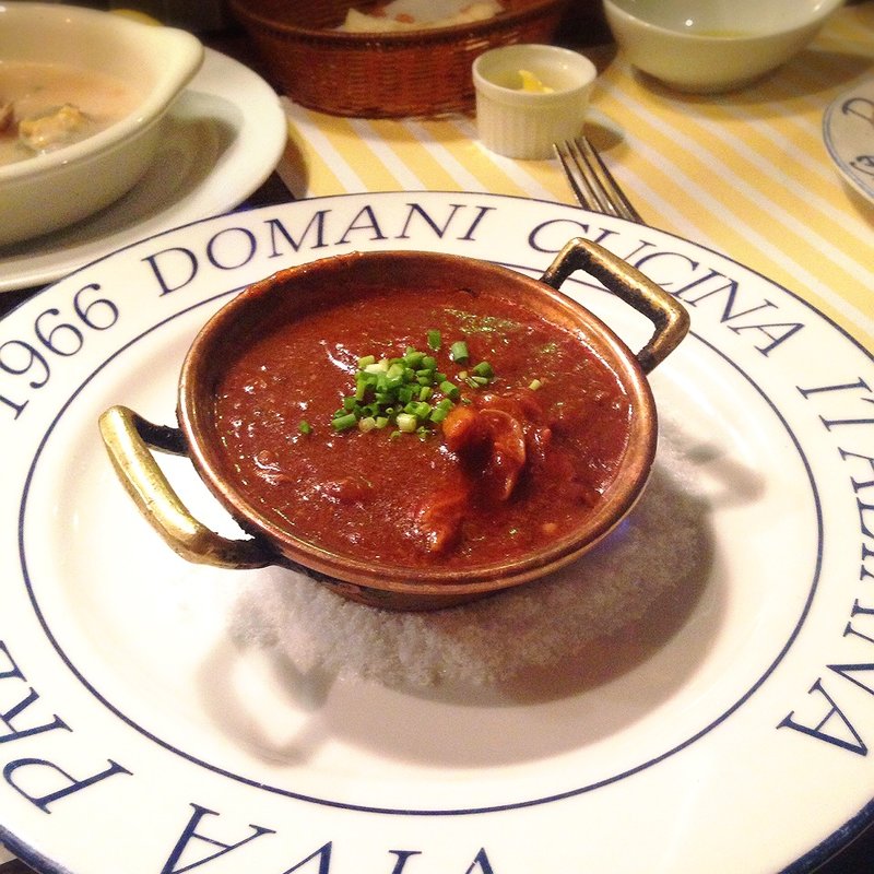 魚介類のチリソース煮 “セウタ”(1966 DOMANI)