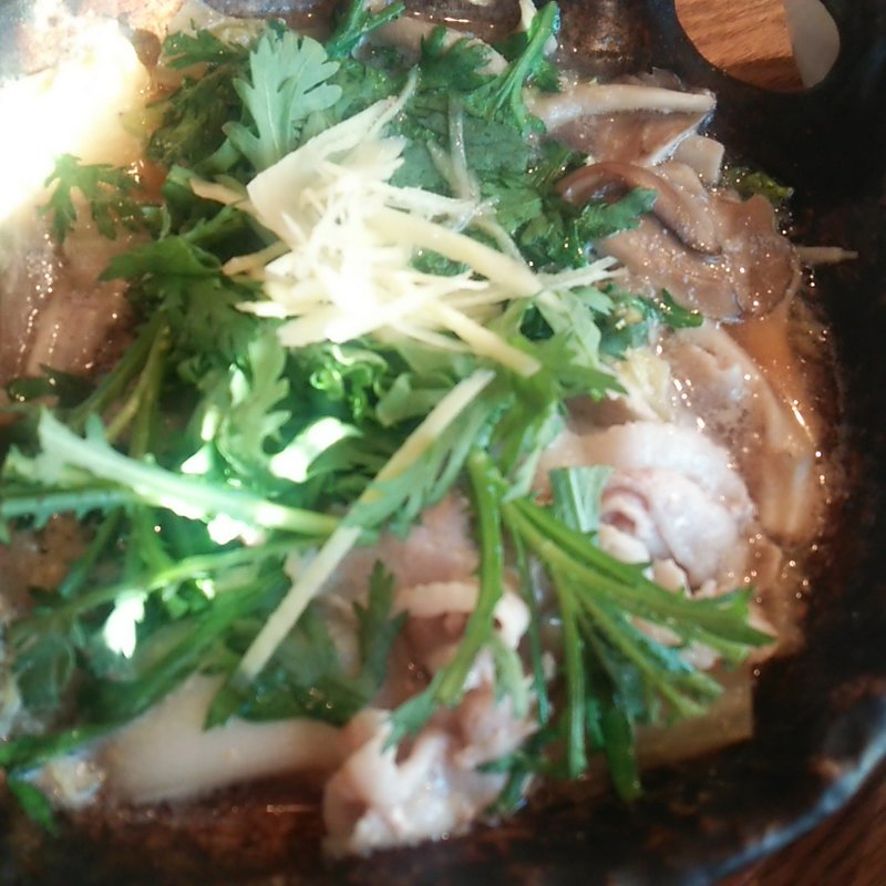 豚バラしゃぶと野菜のみぞれ煮(kawara CAFE＆DINING 錦糸町店)