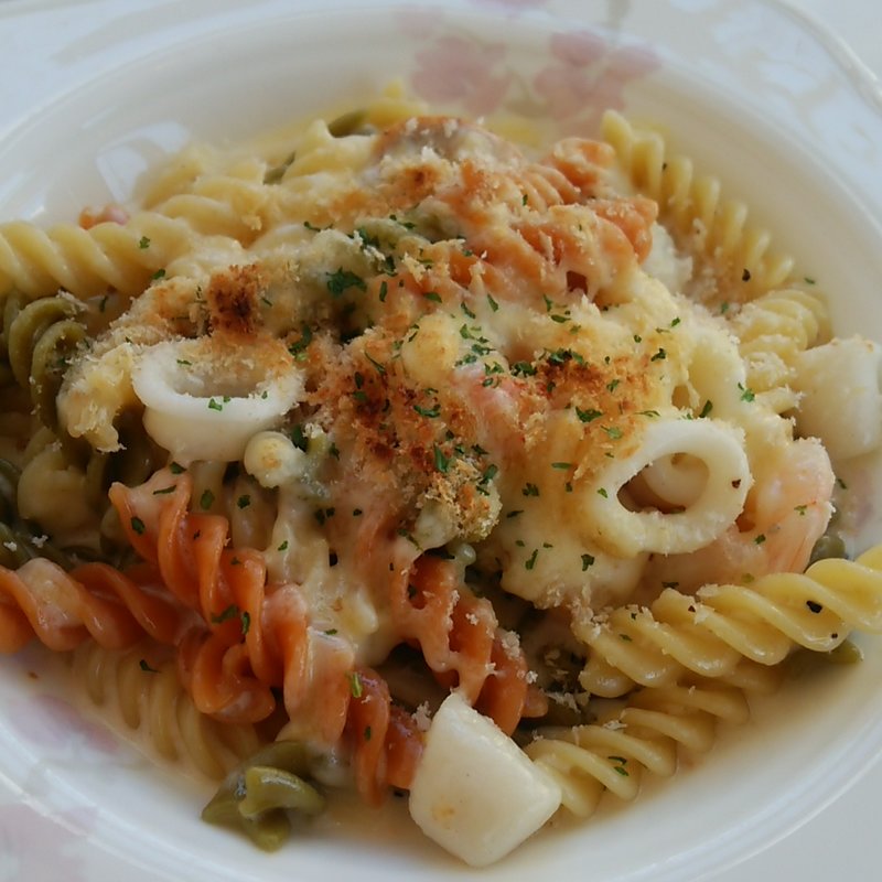 シーフードマカロニグラタン(カフェ＆レストランハッチ)