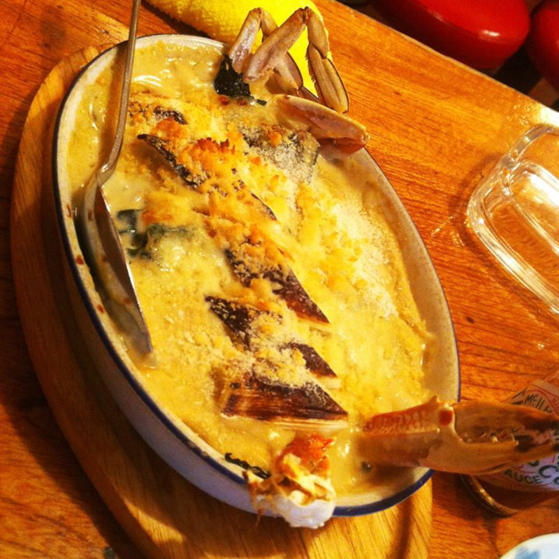 蟹味噌グラタン(呑者家 末広通り店 （どんじゃか）)